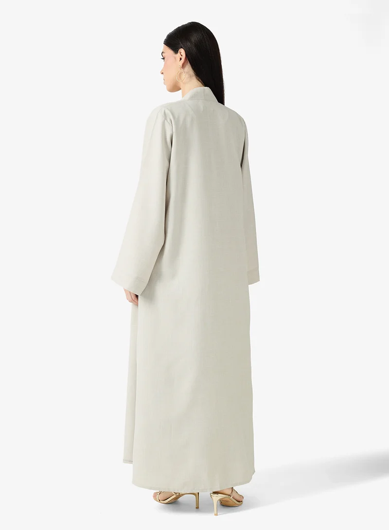 hayas closet Abaya and pant co-ord set